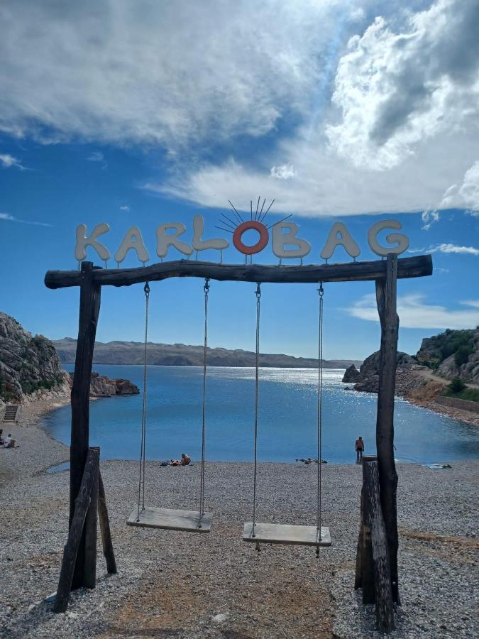 Apartmani Luky Karlobag Exterior foto